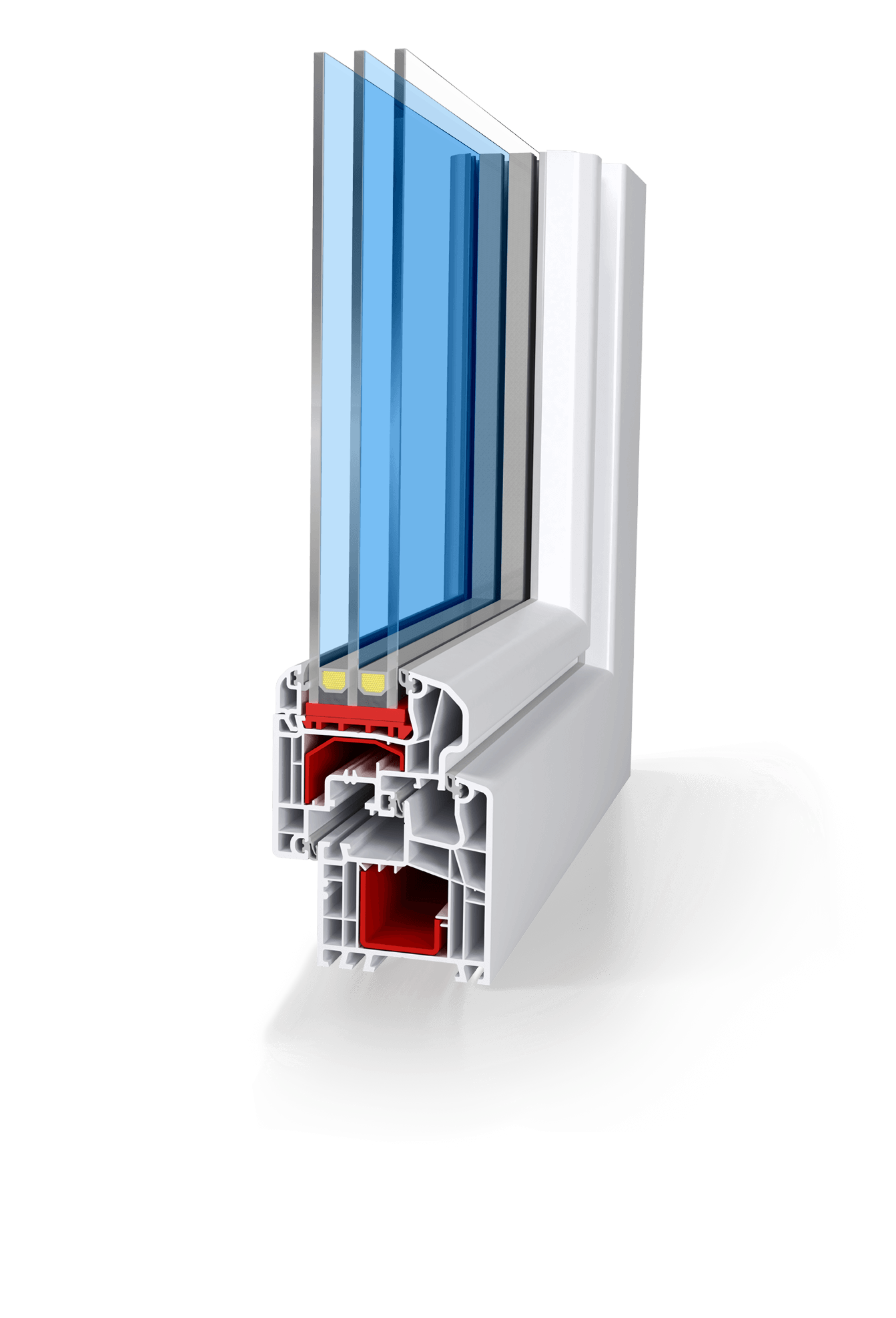 Troslojno LOW-E staklo